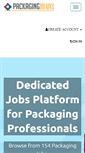 Mobile Screenshot of packagingbrains.com